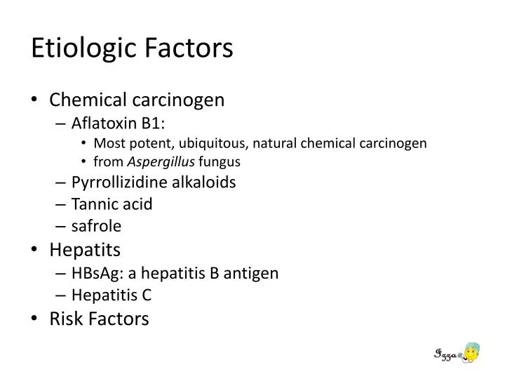 etiologic factors
