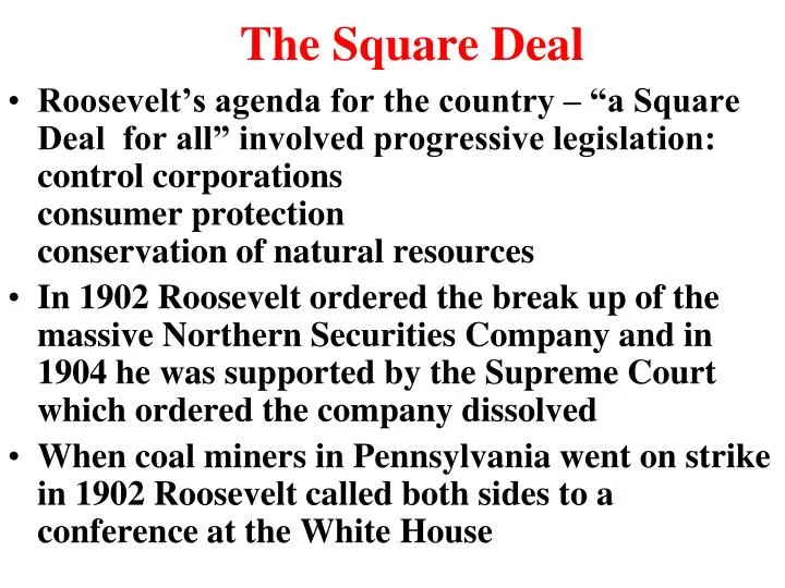 the square deal