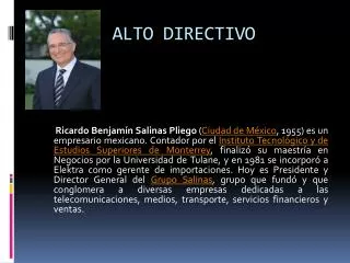 alto directivo