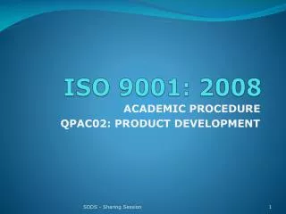 ISO 9001: 2008