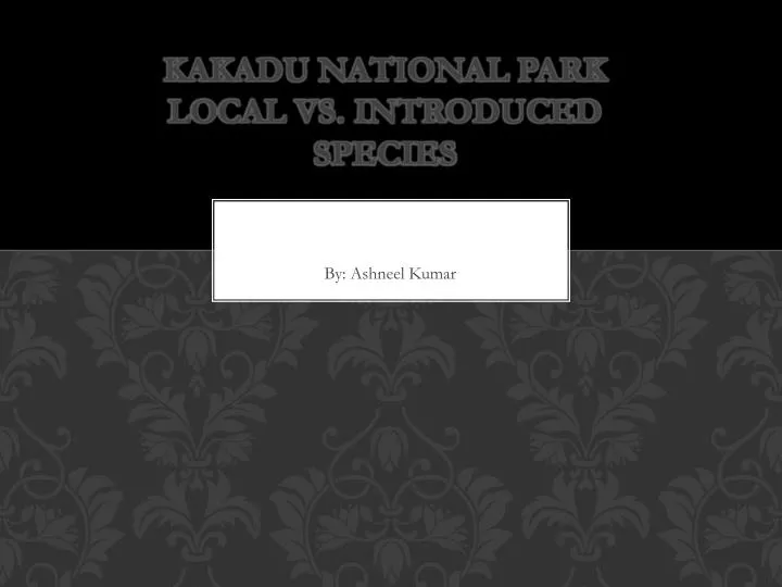 kakadu national park local vs introduced species