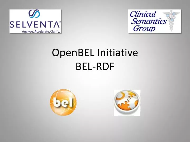 openbel initiative bel rdf