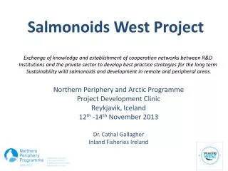 Salmonoids West Project