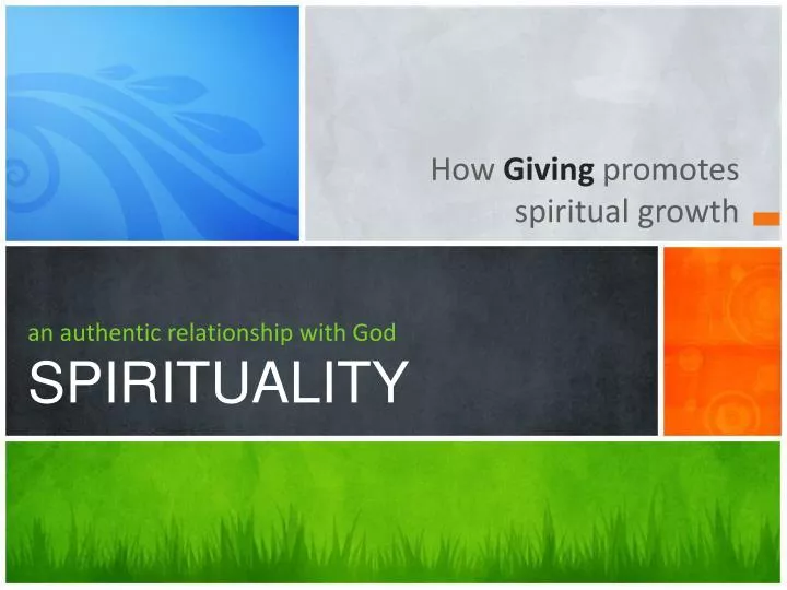 an authentic relationship with god spirituality