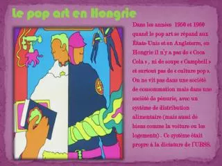 le pop art en hongrie