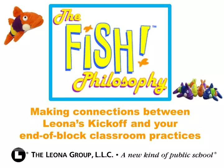 making connections between leona s kickoff and your end of block classroom practices