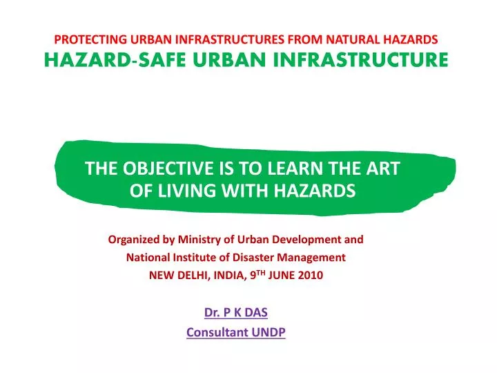 protecting urban infrastructures from natural hazards hazard safe urban infrastructure