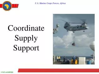 Coordinate Supply Support