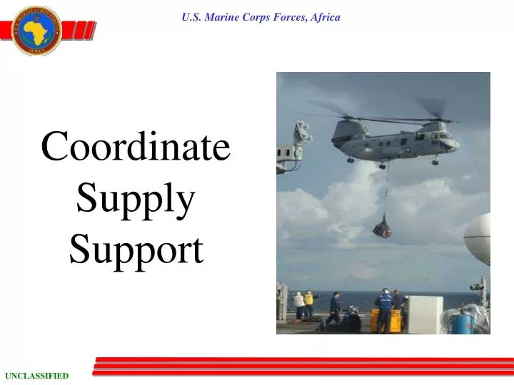 coordinate supply support