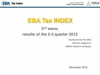 EBA Tax INDEX