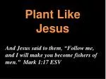 Plant Like Jesus - slide 1