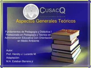 aspectos generales te ricos