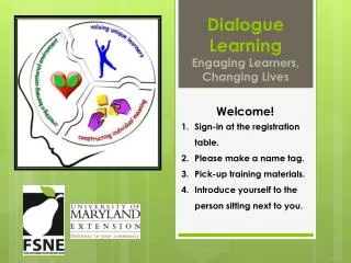 Dialogue Learning Engaging Learners, Changing Lives