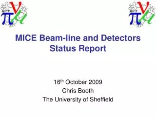 MICE Beam-line and Detectors Status Report