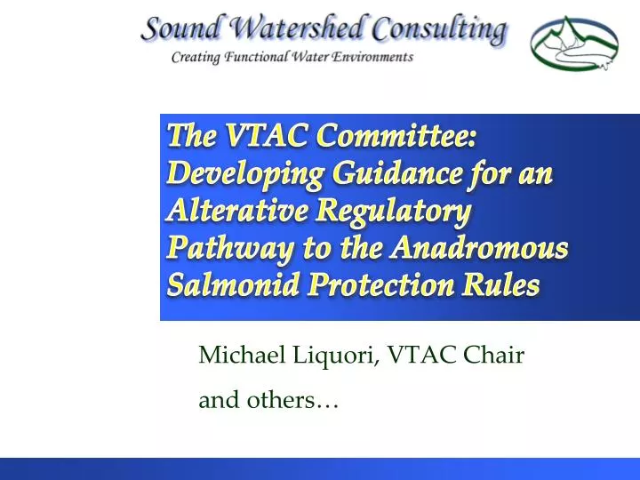 michael liquori vtac chair and others