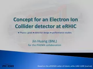 Concept for an Electron Ion Collider detector at eRHIC