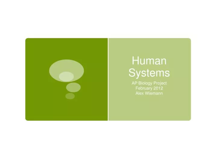 human systems
