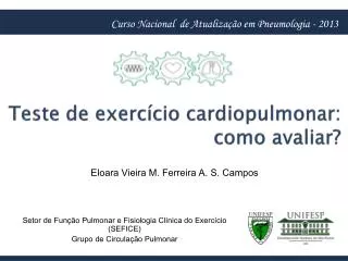teste de exerc cio cardiopulmonar como avaliar