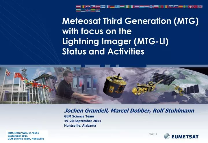 meteosat third generation mtg with focus on the lightning imager mtg li status and activities