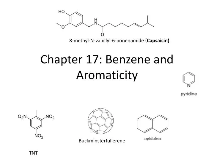 chapter 17 benzene and aromaticity