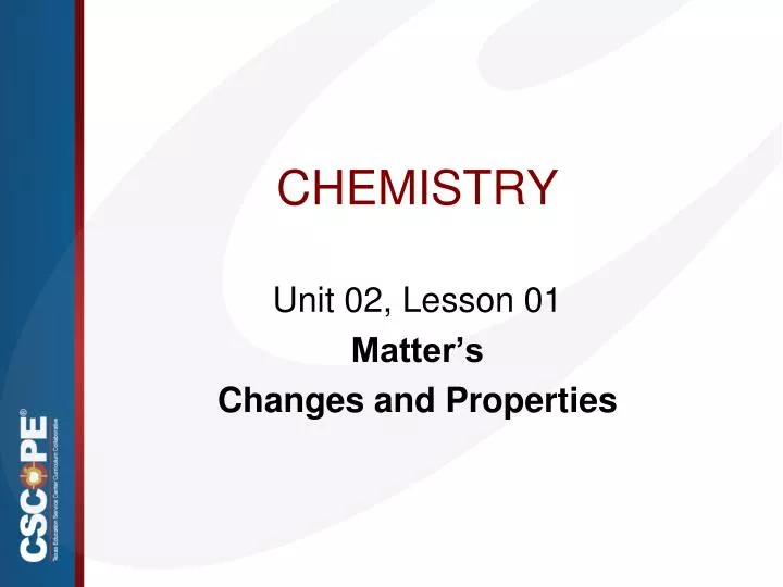 chemistry