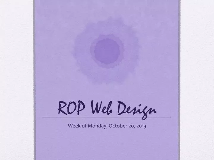 rop web design