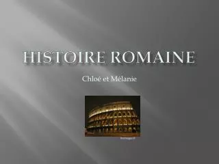 histoire romaine