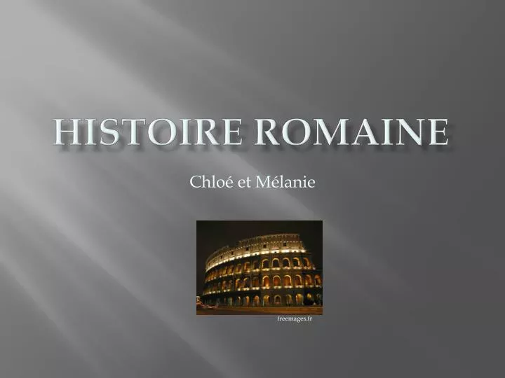 histoire romaine