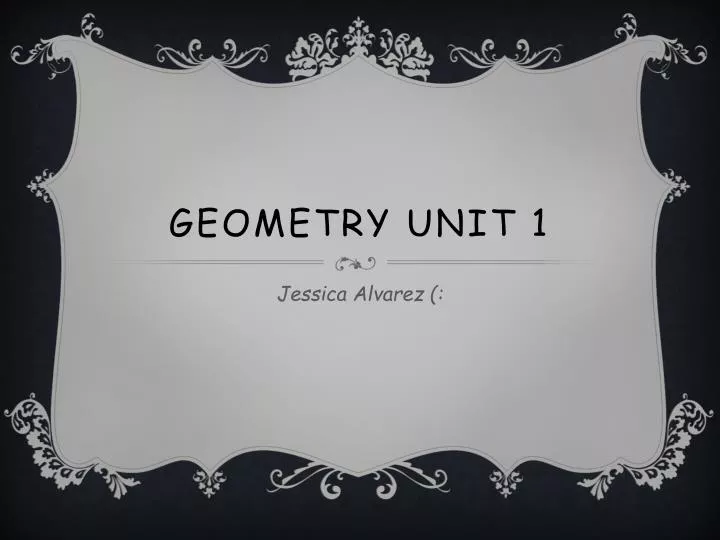 geometry unit 1