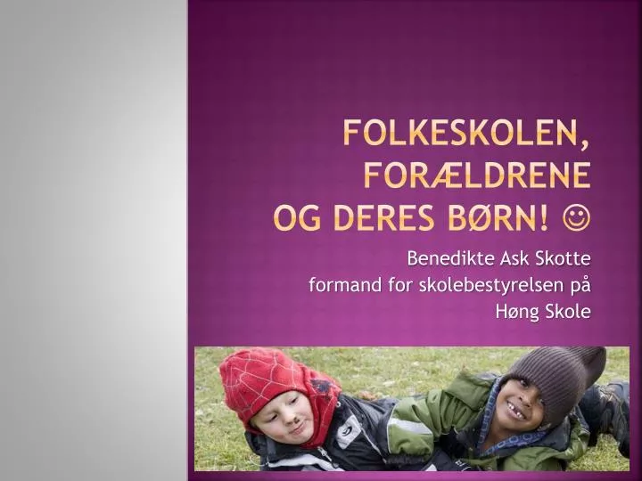 folkeskolen for ldrene og deres b rn