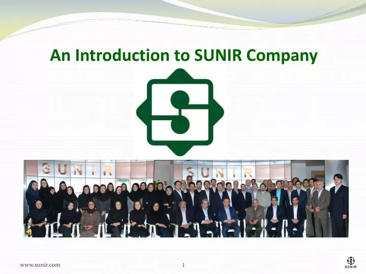 an introduction to sunir company
