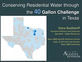 Conserving Residential Water through the 40 Gallon Challenge in Texas