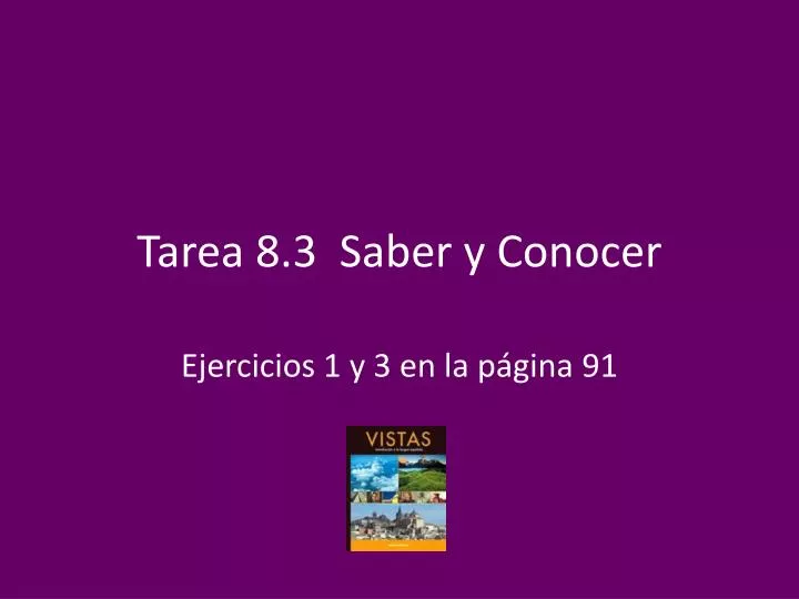 tarea 8 3 saber y conocer