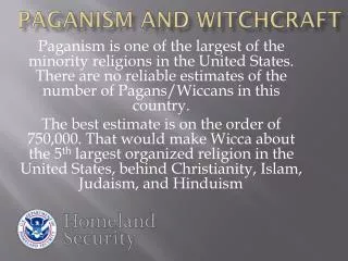 Paganism and witchcraft