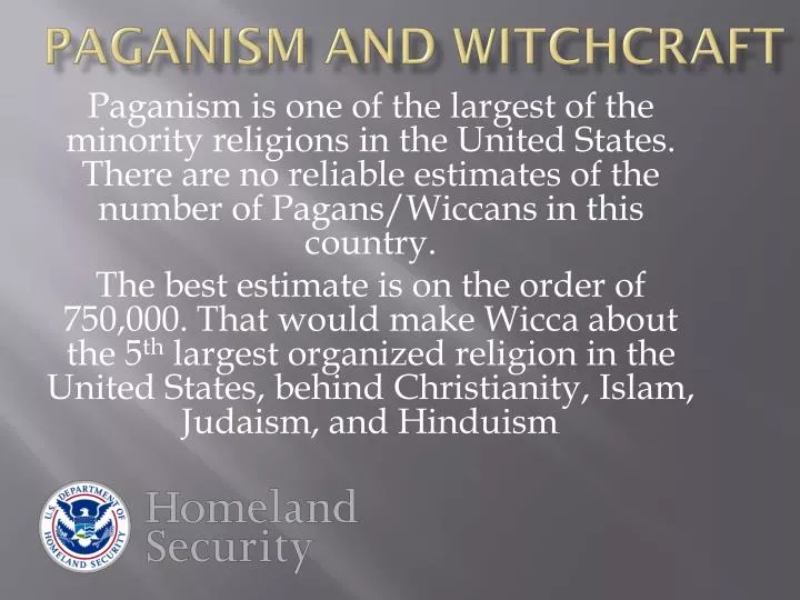 paganism and witchcraft