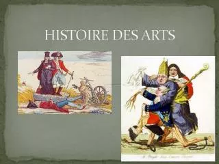 histoire des arts