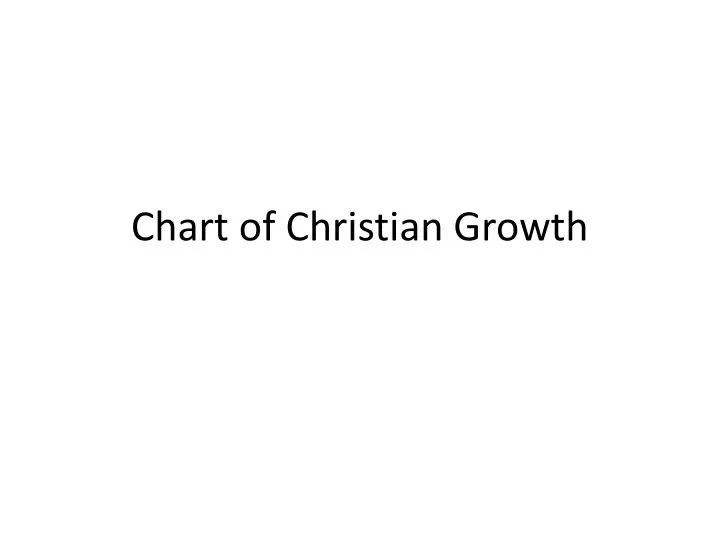 chart of christian growth