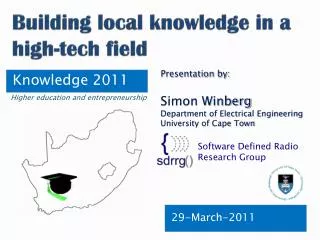 Building local knowledge in a high-tech field
