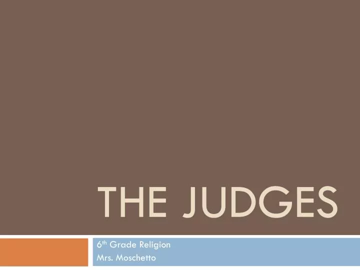 the judges