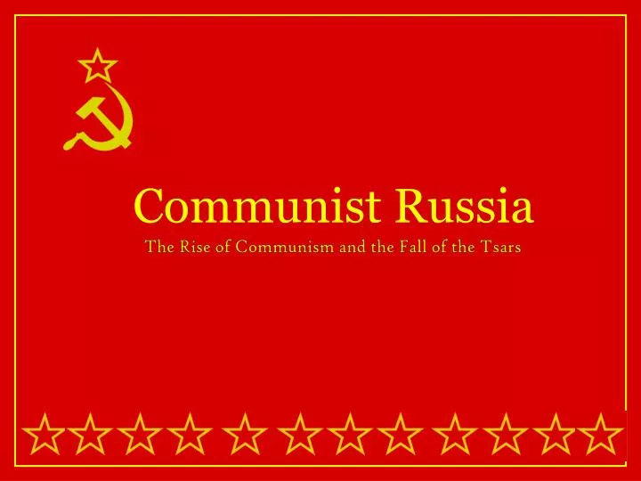 communist russia