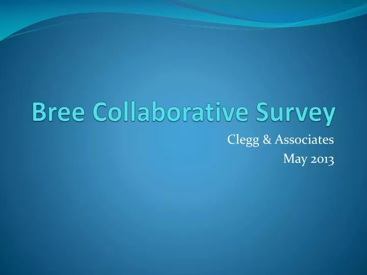 bree collaborative survey