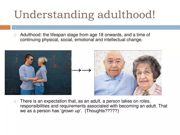 understanding adulthood