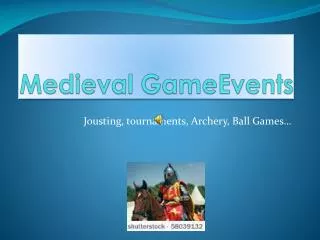 Medieval GameEvents