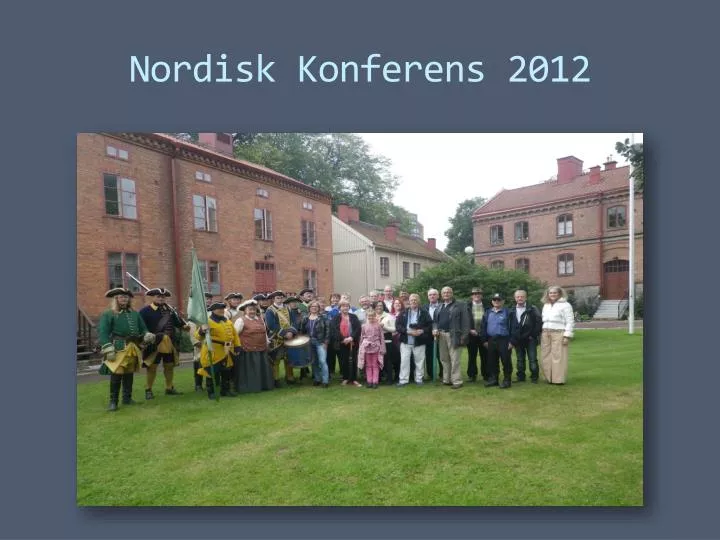 nordisk konferens 2012