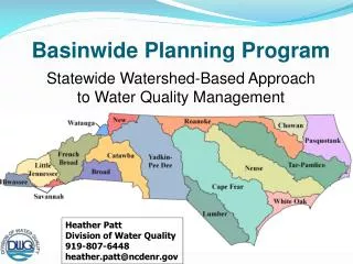 Basinwide Planning Program