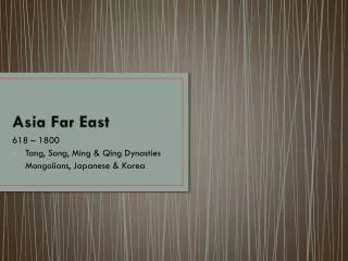 Asia Far East