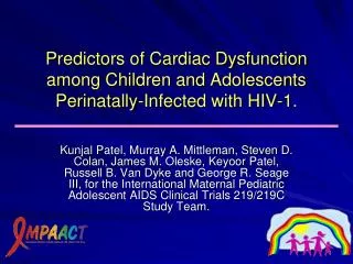 HIV-associated Cardiomyopathy (CM)