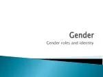 Gender - slide 1