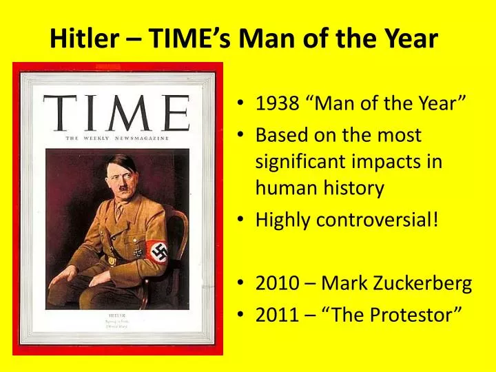 hitler time s man of the year