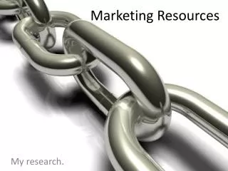 Marketing Resources